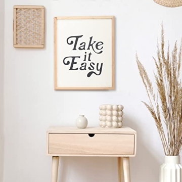 Take it Easy Inspirational Wood Wall Decor - Cute Art Sign