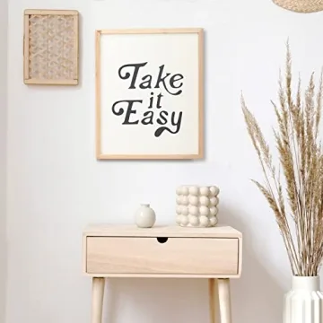 Take it Easy Inspirational Wood Wall Decor - Cute Art Sign
