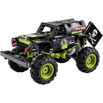 LEGO Technic Monster Jam Grave Digger 42118 Set - Truck Toy to Off-Road Buggy, Pull-Back Motor, Vehicle Building and Learning Playset, Gift for Grandchildren or Any Monster Truck Fans Ages 7 and Up