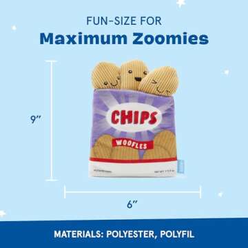 Barkbox 2 in 1 Woofles Chips for Interactive Dog Play