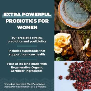 Organic Women’s Probiotics for Healthy Digestion & Immunity