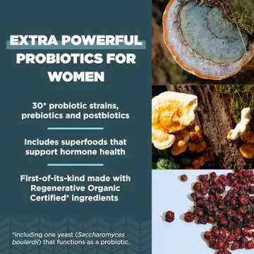 Organic Women’s Probiotics for Healthy Digestion & Immunity