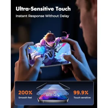 UNBREAKcable 2-Pack Screen Protector for iPhone 16 Pro - Double Shatterproof Tempered Glass with Eas...