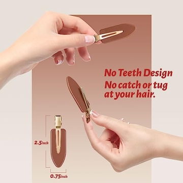 YIERSO No Bend Creaseless Hair Clips for Flawless Styles