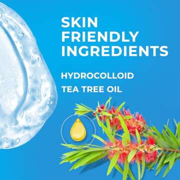 PatchRx Pimple Patches for Face (240 Patches), Hydrocolloid Acne Patches with Tea Tree Oil, Pimple Patch Pimple Stickers - Hydrocolloid Patch Acne Dots - Acne Pimple Patches For Face - Zit Patches