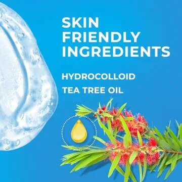 PatchRx Pimple Patches for Face (240 Patches), Hydrocolloid Acne Patches with Tea Tree Oil, Pimple Patch Pimple Stickers - Hydrocolloid Patch Acne Dots - Acne Pimple Patches For Face - Zit Patches