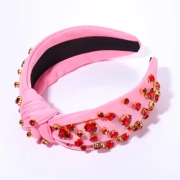Valentine's Day Headband - Love Heart Knotted Accessory