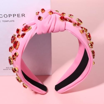 Valentine's Day Headband - Love Heart Knotted Accessory