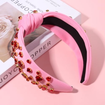 Valentine's Day Headband - Love Heart Knotted Accessory