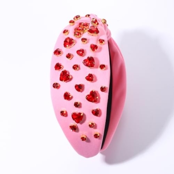 Valentine's Day Headband - Love Heart Knotted Accessory