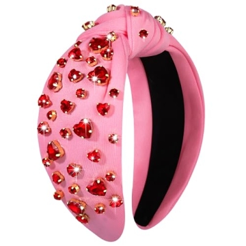 Valentine's Day Headband - Love Heart Knotted Accessory