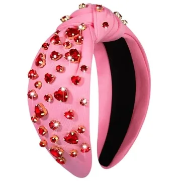Valentine's Day Headband - Love Heart Knotted Accessory