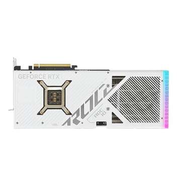 ASUS ROG Strix GeForce RTX™ 4090 White OC Edition Gaming Graphics Card (PCIe 4.0, 24GB GDDR6X, HDMI 2.1a, DisplayPort 1.4a)