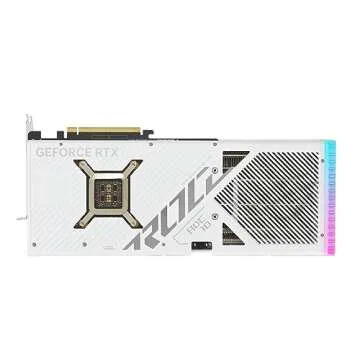 ASUS ROG Strix GeForce RTX™ 4090 White OC Edition Gaming Graphics Card (PCIe 4.0, 24GB GDDR6X, HDMI 2.1a, DisplayPort 1.4a)