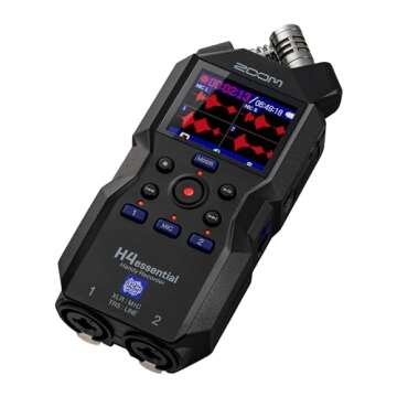Zoom H4essential New H4n 4-Track Recorder with Ritz Gear Professional Video, Cinema and Broadcasting...