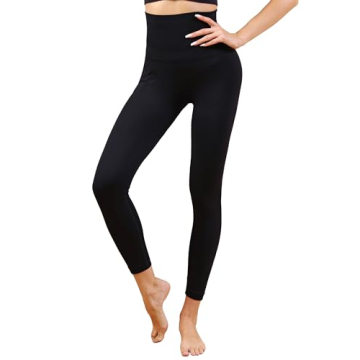 High Waist Tummy Compression Leggings for All-Day Comfort