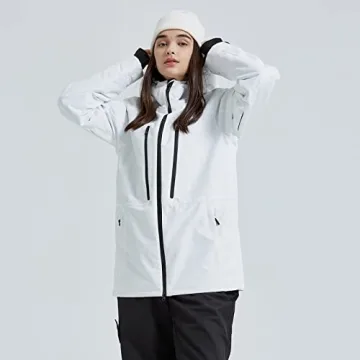 YEEFINE Women's Stylish Waterproof Ski Jacket for Winter
