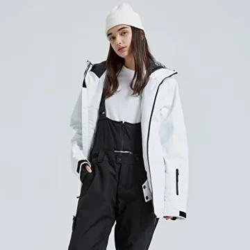 YEEFINE Women's Stylish Waterproof Ski Jacket for Winter