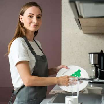 12 Pack Christmas Sponges Christmas Kitchen Decor Christmas Cleaning Sponges Cute Kitchen Scrub Sponges Santa Claus,Star,Christmas Tree Sponge Non Scratch Temperature Sensitive Scrubbing.