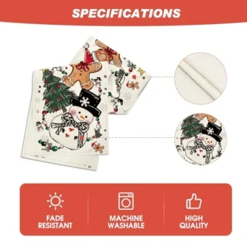 Artoid Mode Christmas Table Runner for Festive Decor