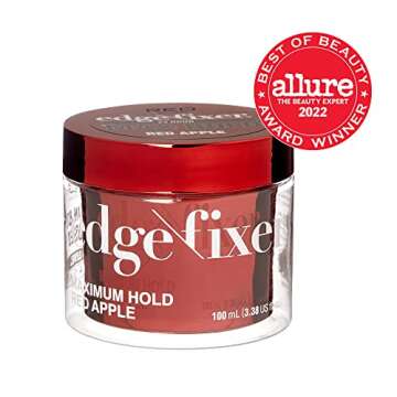 Red by Kiss Edge Fixer Hair Shine Gel, 24 Hour Max Hold, Non-Flaking, Biotin B7 Infused, Natural Sty...