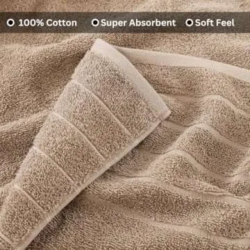 Casa Platino Bath Sheets 4 Pack - Luxurious Soft Cotton