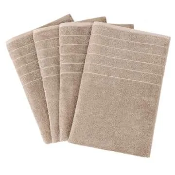 Casa Platino Bath Sheets 4 Pack - Luxurious Soft Cotton