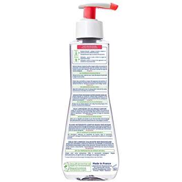 Mustela Baby Soothing Cleansing Water - No-Rinse Micellar Water for Very Sensitive Skin - with Natural Avocado & Schizandra Berry - Fragrance Free - 10.14 fl. Oz