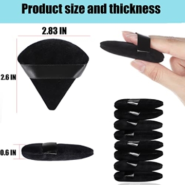 8 Pcs JASSINS Cotton Powder Puff - Soft Makeup Sponges Set