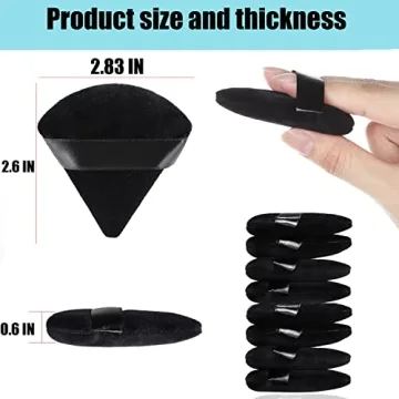 8 Pcs JASSINS Cotton Powder Puff - Soft Makeup Sponges Set