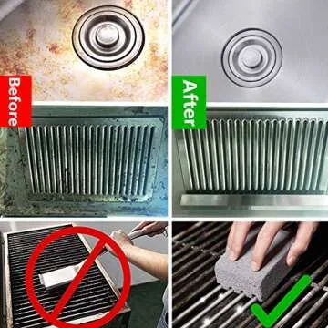 Eco-Friendly Grill Griddle Cleaning Bricks for Effective Stain Removal