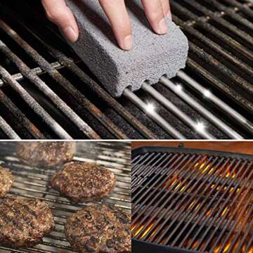 Eco-Friendly Grill Griddle Cleaning Bricks for Effective Stain Removal