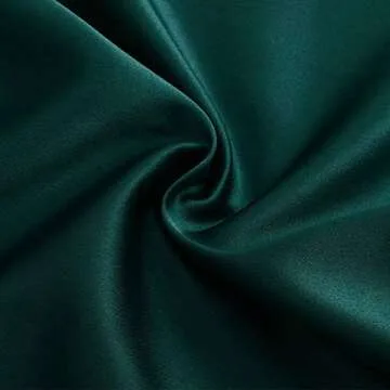 Simplee Women's Casual Silk Satin Tank Top Sexy Plain Cami V Neck Spaghetti Strap Vest Top Dark Green 8