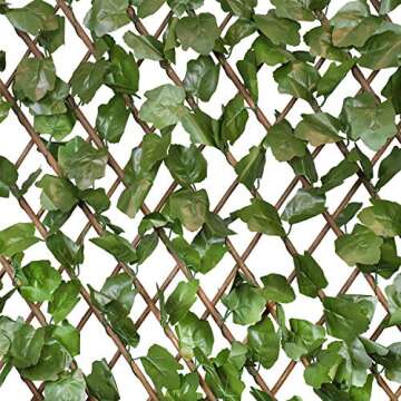 Verseo Faux Ivy Hedge Privacy Screen for Outdoor Use