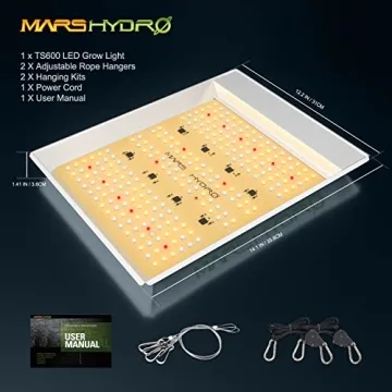 Mars Hydro TS600 LED Grow Light for Indoor Plants