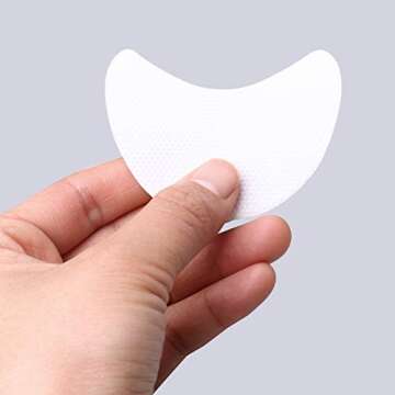 Pengxiaomei 100 Pcs Eyeshadow Pads Stencils, Professional Eyeshadow Shield Eyeshadow Patches for Eye Makeup Supplies