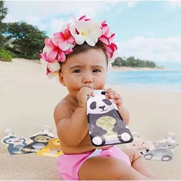 Squooshi Reusable Baby Food Pouches for Toddlers | BPA Free Plastic, Food Safe, Freezer Safe | Refillable for Applesauce Yogurt & Puree Squeeze Pouch