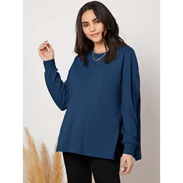 MakeMeChic Women's Maternity T-Shirt for Expecting Moms