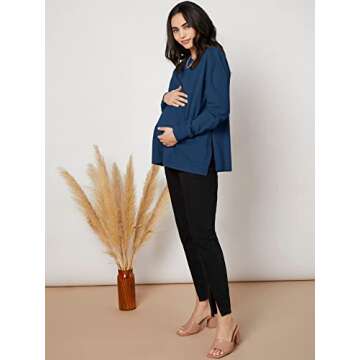 MakeMeChic Women's Maternity T-Shirt for Expecting Moms