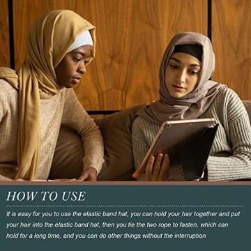 Stylish 4 Pieces Under Scarf Hat Set for Women