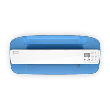 HP DeskJet 3755 All-in-One Wireless Printer - Instant Ink Ready, Mobile Printing, Best Printer for Home and Office, Scanner, Copy, Fax, Inkjet with Built-in Wifi, J9V90A - Blue Accent (Renewed)