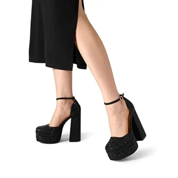 Stylish DREAM PAIRS Platform Block Heels for Women