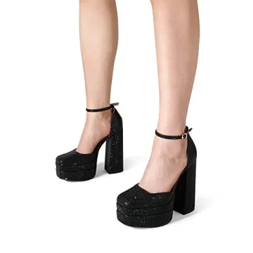 Stylish DREAM PAIRS Platform Block Heels for Women
