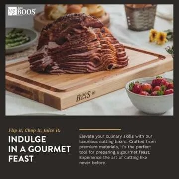 John Boos Reversible Maple Cutting Board with Juice Groove