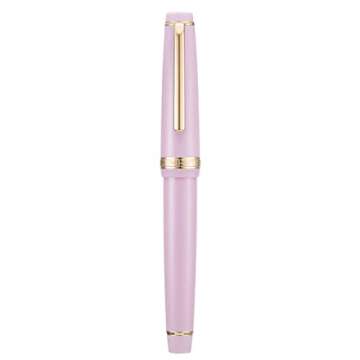 2 PCS Jinhao 82 Resin Fountain Pen Iridium Extra Fine & Fine Nib with Converter, Pink with Golden Cl...