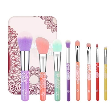 ENERGY Colorful Rainbow Makeup Brushes Set for All Ages