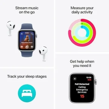 Apple Watch SE 2nd Gen Smartwatch with Cellular and GPS Features