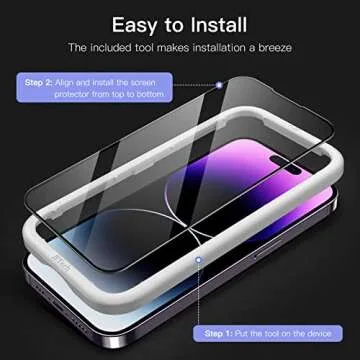 JETech Screen Protector for iPhone 14 Pro Max, 3-Pack
