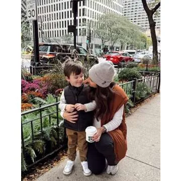 Daacee Women's Oversized Puffer Vest Warm Casual Outerwear