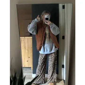 Daacee Women's Oversized Puffer Vest Warm Casual Outerwear